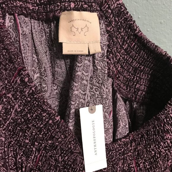 Anthropologie VanessaVirginia Augusta Top Off the Shoulder Lace Size Small - Picture 3 of 6